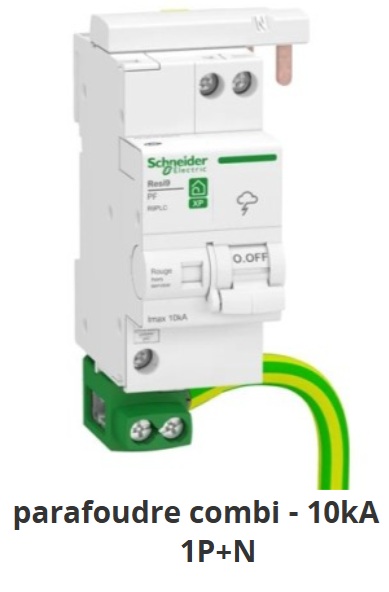 Parafoudre combiné 10 kA 1P+N